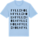 Blue Soul t-shirt med Fylleholm ordlek t-shirt