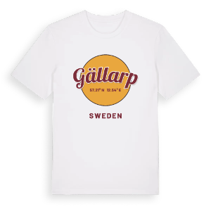 Gällarp cirkel t-shirt – ekologisk bomull t-shirt från Pinshirt