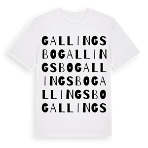 Gallingsbo ordlek t-shirt – ekologisk bomull t-shirt från Pinshirt