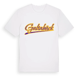 Galtabäck baseball t-shirt – ekologisk bomull t-shirt från Pinshirt