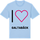 Blue Soul t-shirt med Jag älskar Galtabäck t-shirt stort tryck