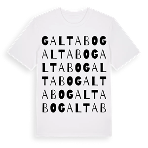 Galtabo ordlek t-shirt – ekologisk bomull t-shirt från Pinshirt