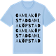 Blue Soul t-shirt med Gamla Köpstad ordlek t-shirt