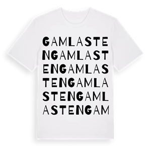 Gamla Sten ordlek t-shirt – ekologisk bomull t-shirt från Pinshirt