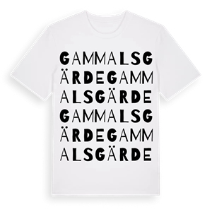 Gammalsgärde ordlek t-shirt – ekologisk bomull t-shirt från Pinshirt