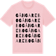 Pink Cotton t-shirt med Gångarebo ordlek t-shirt