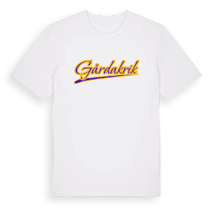 Gårdakrik baseball t-shirt – ekologisk bomull t-shirt från Pinshirt