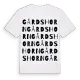 Gårdshorn ordlek t-shirt