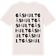 Vintage White t-shirt med Gåshult ordlek t-shirt