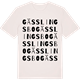 Vintage White t-shirt med Gässlingsbo ordlek t-shirt