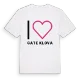 Jag älskar Gate Klova t-shirt stort tryck