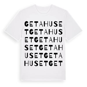 Getahuset ordlek t-shirt – ekologisk bomull t-shirt från Pinshirt