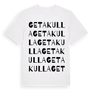 Getakulla ordlek t-shirt – ekologisk bomull t-shirt från Pinshirt