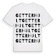 Getterhult ordlek t-shirt