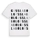 Gisslabol ordlek t-shirt