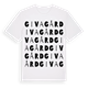 White t-shirt med Givagård ordlek t-shirt