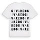 Givared ordlek t-shirt