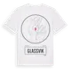 White t-shirt med Glassvik t-shirt