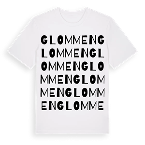 Glommen ordlek t-shirt – ekologisk bomull t-shirt från Pinshirt