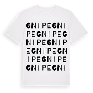 Gnipe ordlek t-shirt – ekologisk bomull t-shirt från Pinshirt