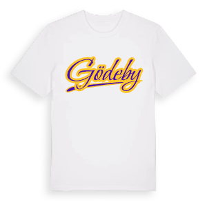 Gödeby baseball t-shirt – ekologisk bomull t-shirt från Pinshirt