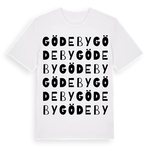 Gödeby ordlek t-shirt – ekologisk bomull t-shirt från Pinshirt