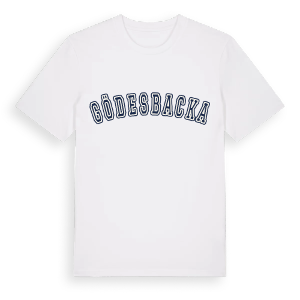 Gödesbacka college t-shirt – ekologisk bomull t-shirt från Pinshirt
