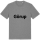 Mid Heather Gray t-shirt med Görup fetstil t-shirt