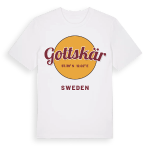 Gottskär cirkel t-shirt – ekologisk bomull t-shirt från Pinshirt