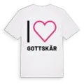 Jag älskar Gottskär t-shirt stort tryck