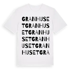 Granhuset ordlek t-shirt – ekologisk bomull t-shirt från Pinshirt