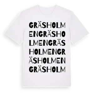Gräsholmen ordlek t-shirt – ekologisk bomull t-shirt från Pinshirt
