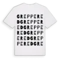 Greppered ordlek t-shirt