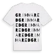 Grimmared ordlek t-shirt