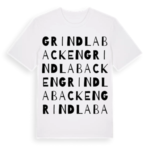 Grindlabacken ordlek t-shirt – ekologisk bomull t-shirt från Pinshirt