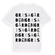 Grisagården ordlek t-shirt
