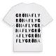Grönafly ordlek t-shirt