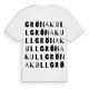 Grönakull ordlek t-shirt