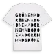Grönemad ordlek t-shirt