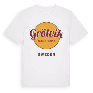 Grötvik cirkel t-shirt – ekologisk bomull t-shirt från Pinshirt
