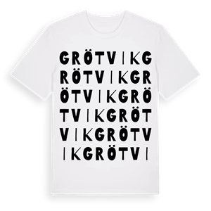 Grötvik ordlek t-shirt – ekologisk bomull t-shirt från Pinshirt