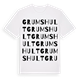 Grumshult ordlek t-shirt