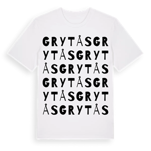 Grytås ordlek t-shirt – ekologisk bomull t-shirt från Pinshirt