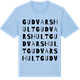 Blue Soul t-shirt med Gudvarshult ordlek t-shirt