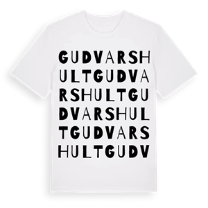 Gudvarshult ordlek t-shirt – ekologisk bomull t-shirt från Pinshirt