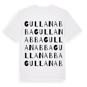 Gullanabba ordlek t-shirt – ekologisk bomull t-shirt från Pinshirt