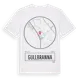 White t-shirt med Gullbranna t-shirt