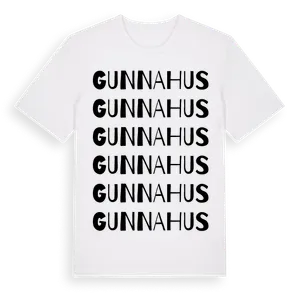 Gunnahus ordlek t-shirt – ekologisk bomull t-shirt från Pinshirt