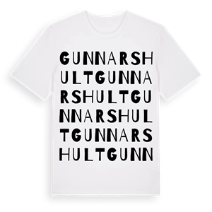 Gunnarshult ordlek t-shirt – ekologisk bomull t-shirt från Pinshirt