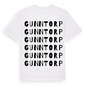 Gunntorp ordlek t-shirt – ekologisk bomull t-shirt från Pinshirt